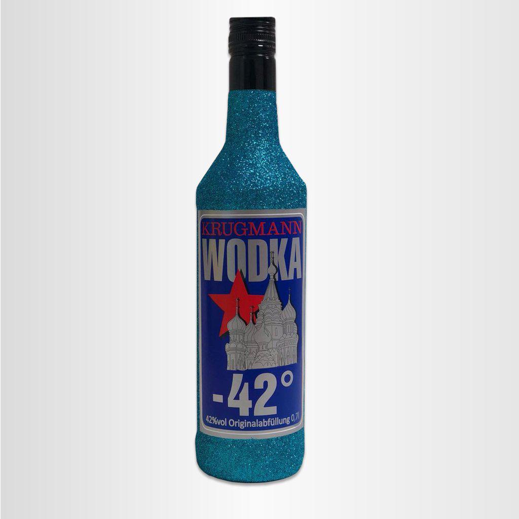 WODKA -42° Glitzerflasche